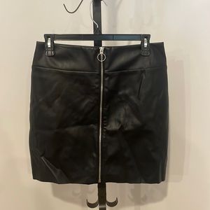 Express pleather skirt